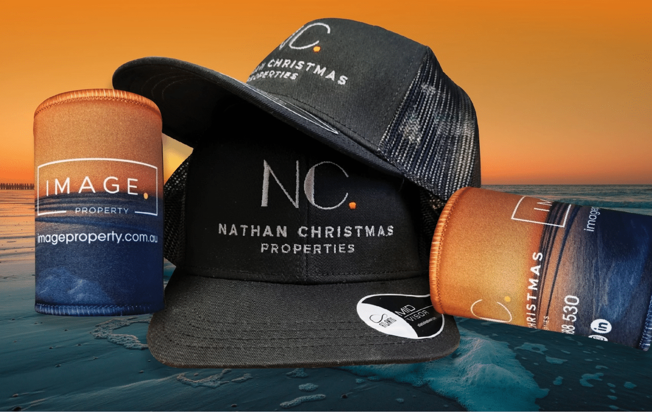 Nathan Christmas branded apparel and merchandise produced on the Sunshine Coast