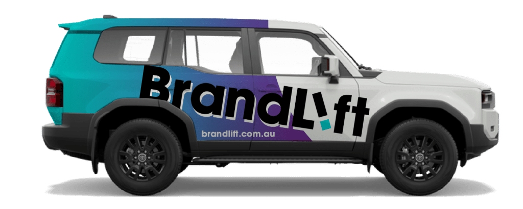 Custom car wrap installed on a vehicle in the Sunshine Coast