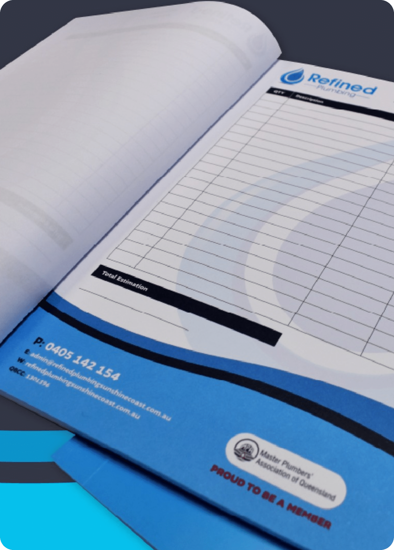 Full colour printed notepads and notebooks with custom branding – Sunshine Coast