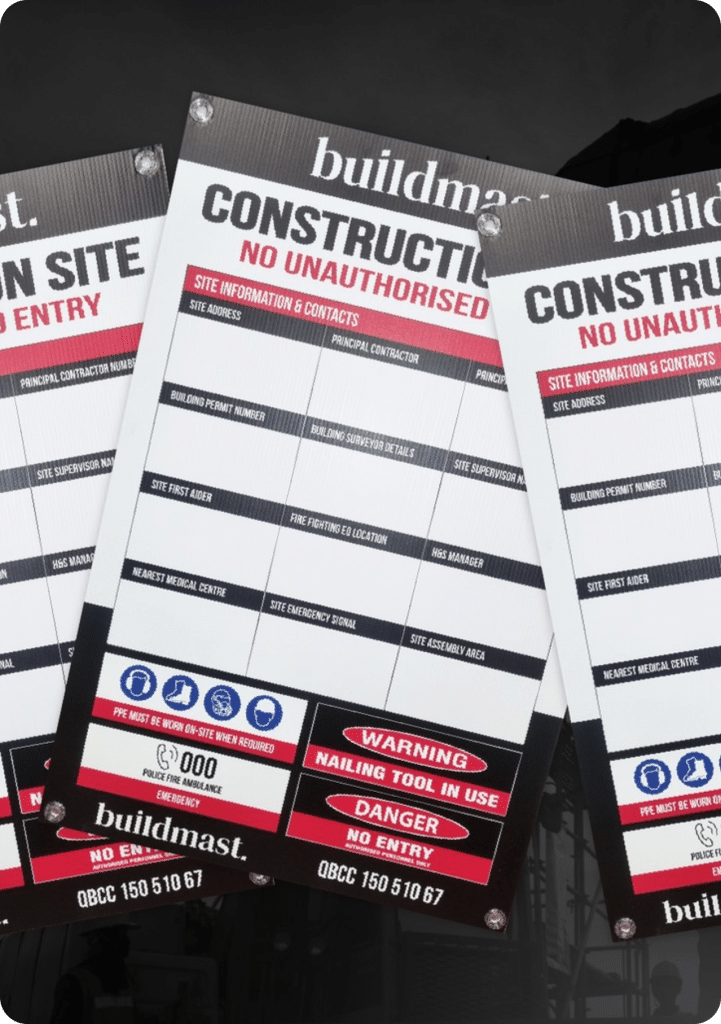 Custom printed coreflute signs produced on the Sunshine Coast