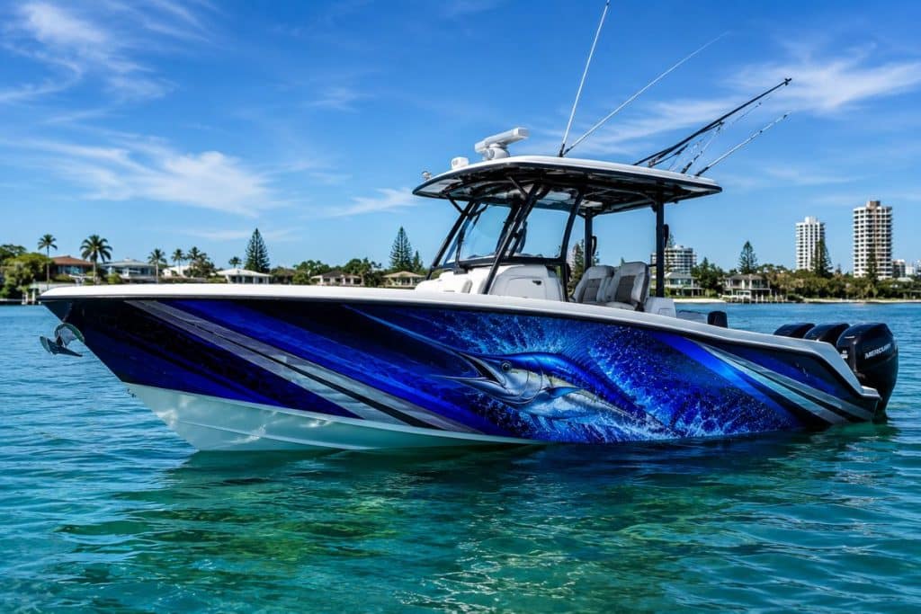 Boat Wraps Sunshine Coast