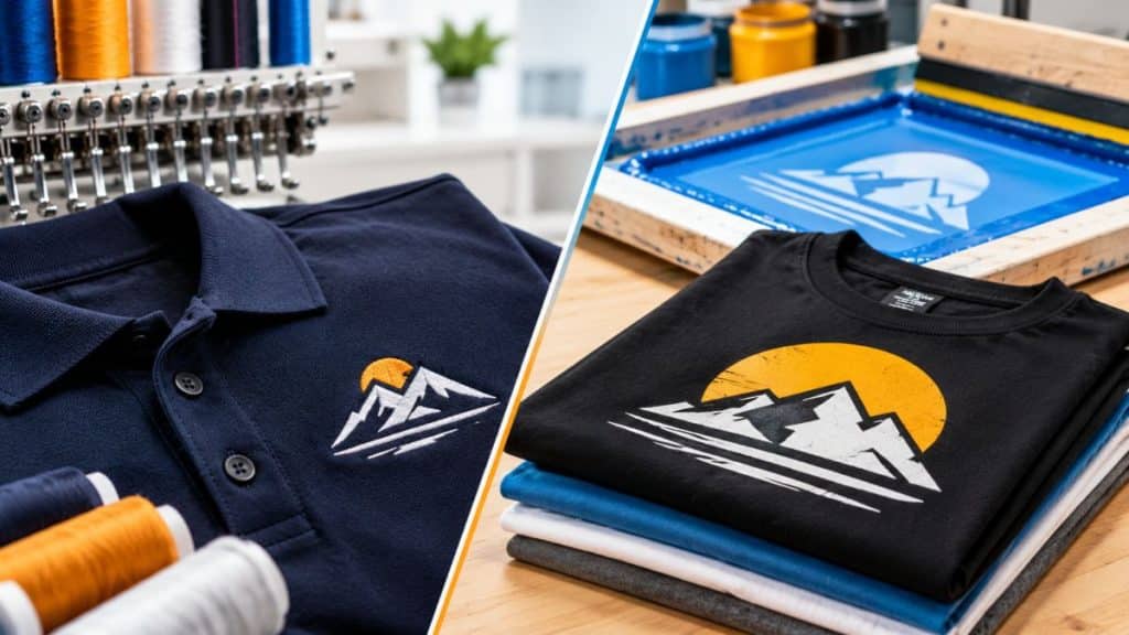 Embroidery vs. Screen Printing