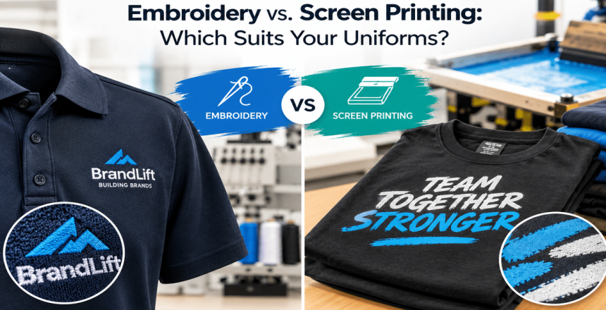 Embroidery vs. Screen Printing